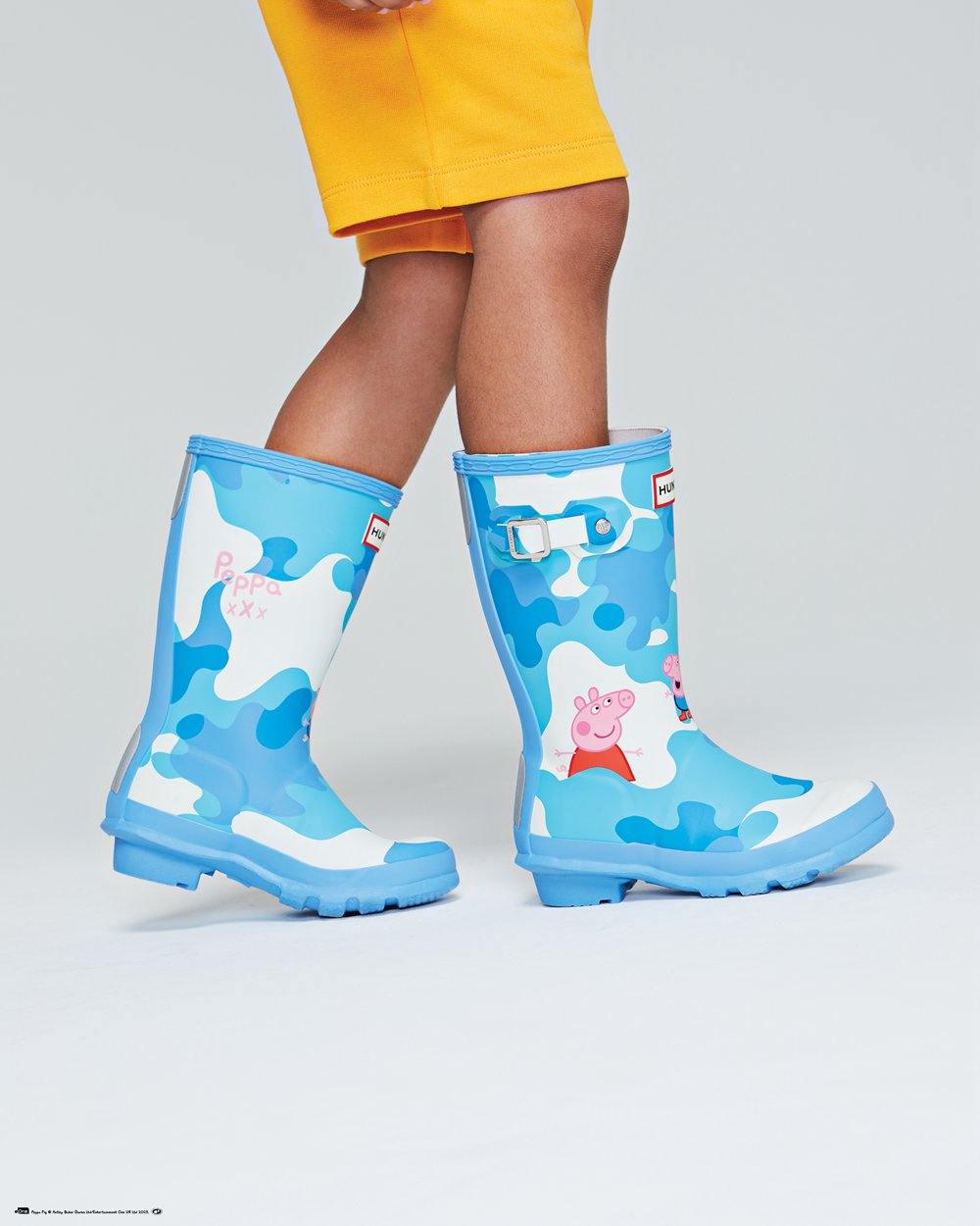 Hunter Niños Original Little Peppa Pig - Botas de Lluvia Azules - 270-VTXORY